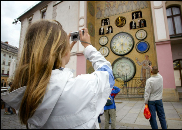 Orloj náleží k olomouckým atrakcím. Foto Libor Teichmann. 